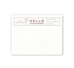 Hello Correspondence