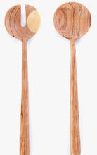 Load image into Gallery viewer, Pendulum Olive Wood Salad Set
