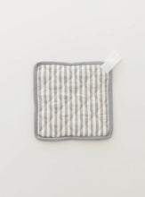 Load image into Gallery viewer, Linen Oven Mitt + Pot Holder - Blue
