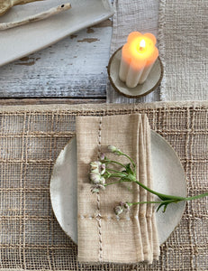 Pulled Napkins - Rattan
