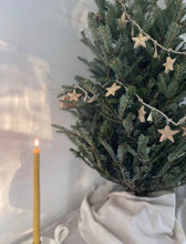 Load image into Gallery viewer, Wood Star Garland with Metal Bells
