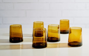 Small Moroccan Cone Glass / Set of 6