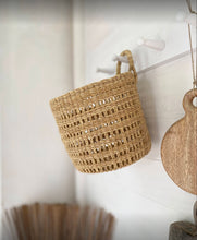 Load image into Gallery viewer, Mifuko Bolga Basket Natural w/Loop XS
