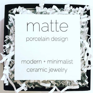 Matte Porcelain CASSIA I BLACK