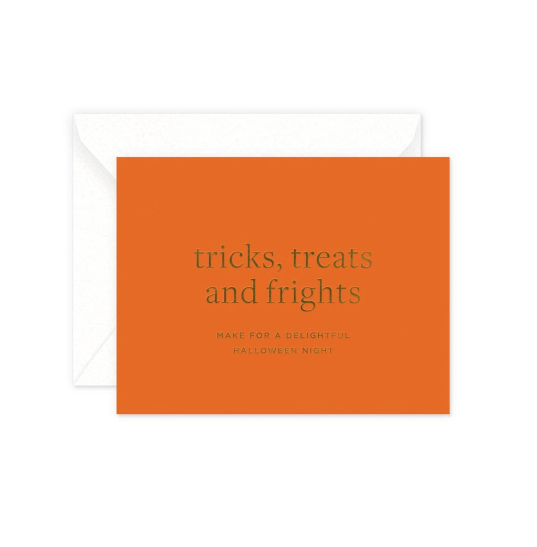 Tricks Treats and Freights Card