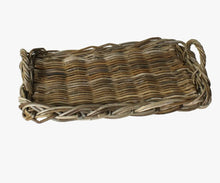 Load image into Gallery viewer, Rattan Serving Trays - 2 Sizes
