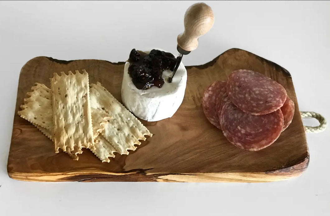 Italian Olivewood Charcuterie and Cheese Board