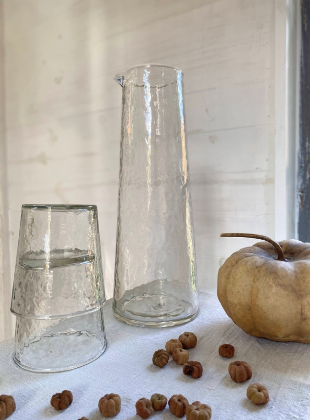 Pebble Glass Carafe