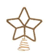 Load image into Gallery viewer, Metal and Bead Star Topper
