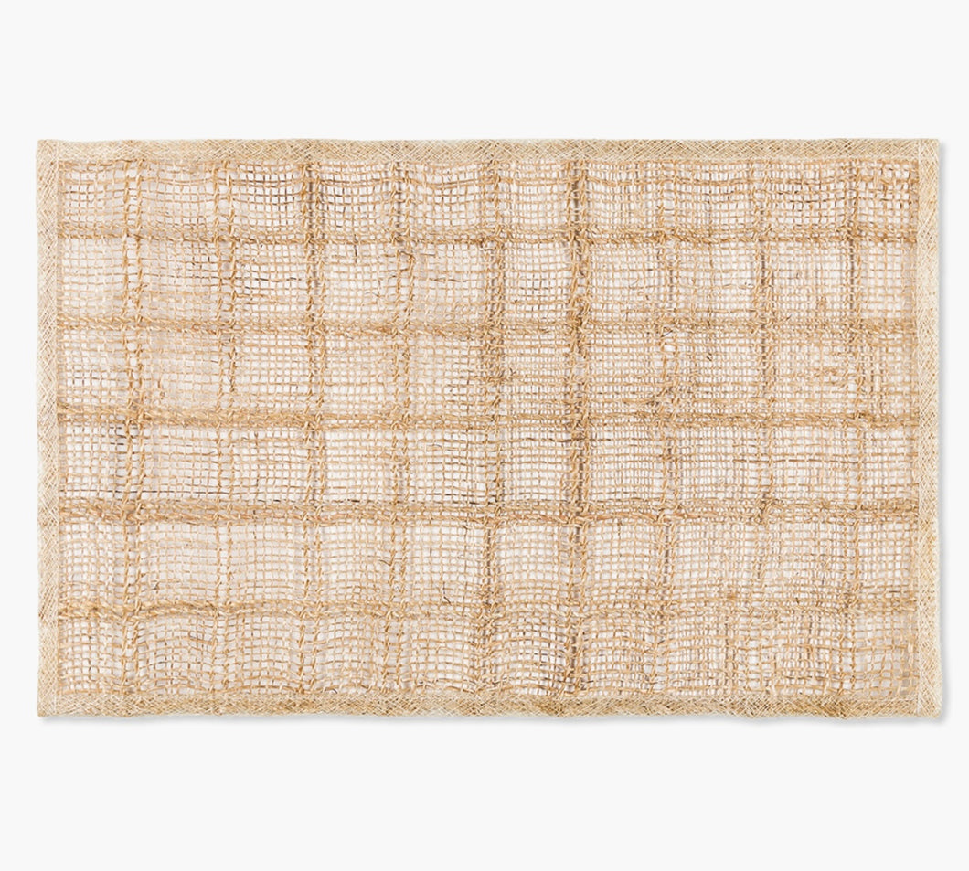 Natural Woven Bordered Placemat