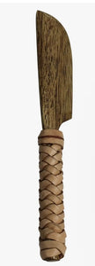 Mangowood Spreader w/ Natural Leather Handle