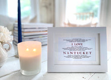 Load image into Gallery viewer, I Love Nantucket Memories Framed Art
