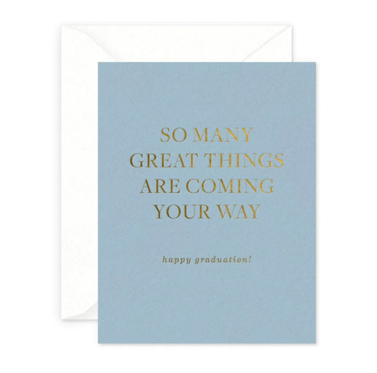 Great Things Greeting Card