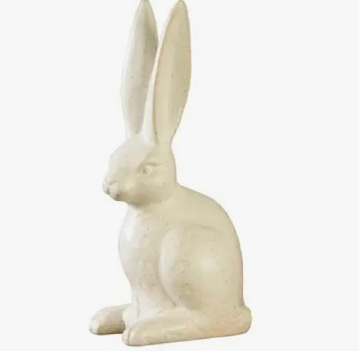 Ceramic Sitting Hare - 2 Sizes Available