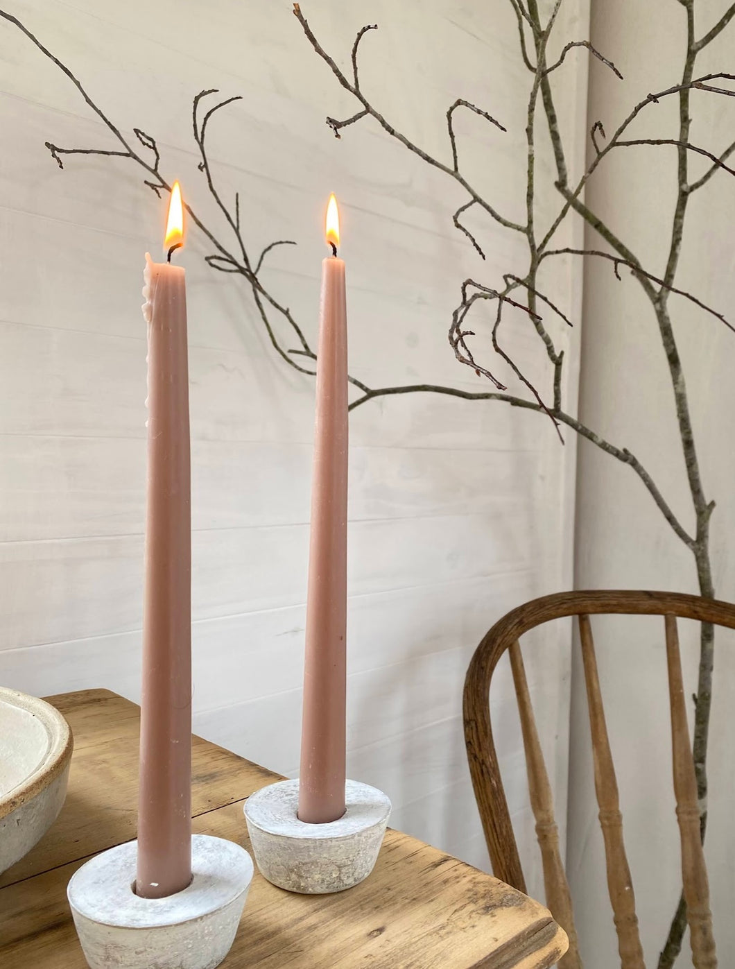 Concrete Candle Holders - Set of 2