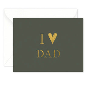 I Heart Dad Greeting Card