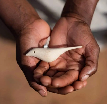 Mifuko Wooden Dove Ornament