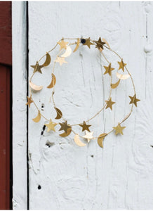 Brass Garland Star