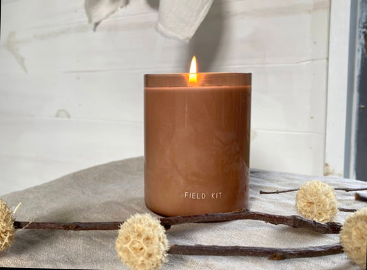 The Fire Glass Candle