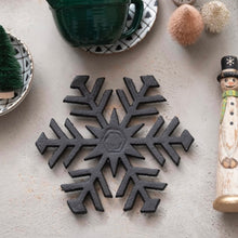 Load image into Gallery viewer, Cast Iron Snowflake Trivet
