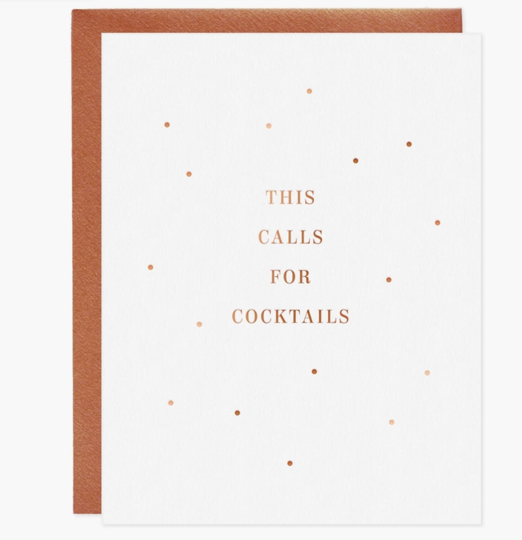This Calls for Cocktails Card