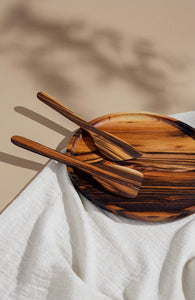 Round Wood Platter