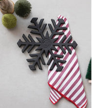 Load image into Gallery viewer, Cast Iron Snowflake Trivet
