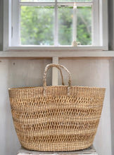 Load image into Gallery viewer, Bolga Market Basket - Natural Open Weave
