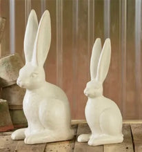 Load image into Gallery viewer, Ceramic Sitting Hare - 2 Sizes Available

