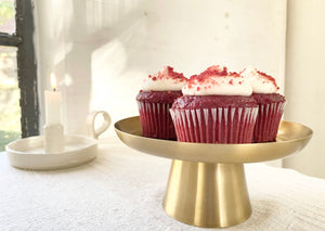 Small Brass Cake Stand