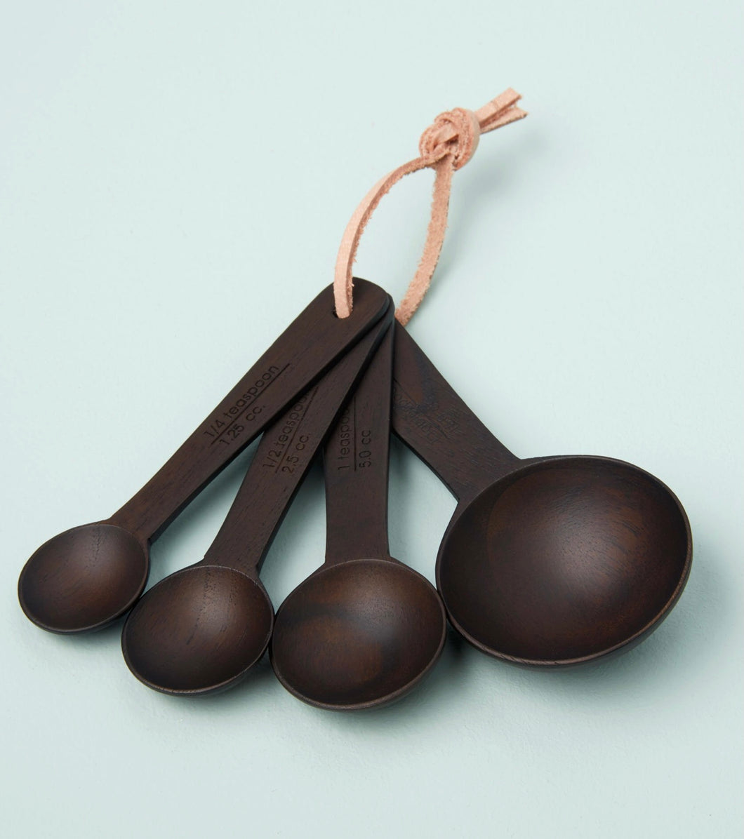 Measuring Spoons - Ebony Teak