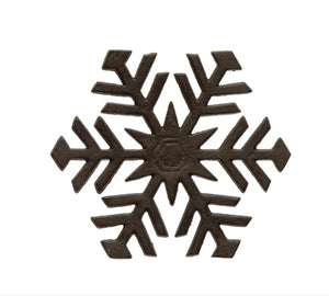 Cast Iron Snowflake Trivet