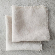 Load image into Gallery viewer, Flax French Linen Napkins ( Set of 4 )
