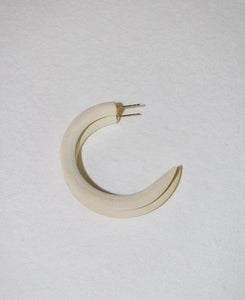 Binky & Lulu Ivory Small Hoop