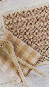 Natural Woven Bordered Placemat
