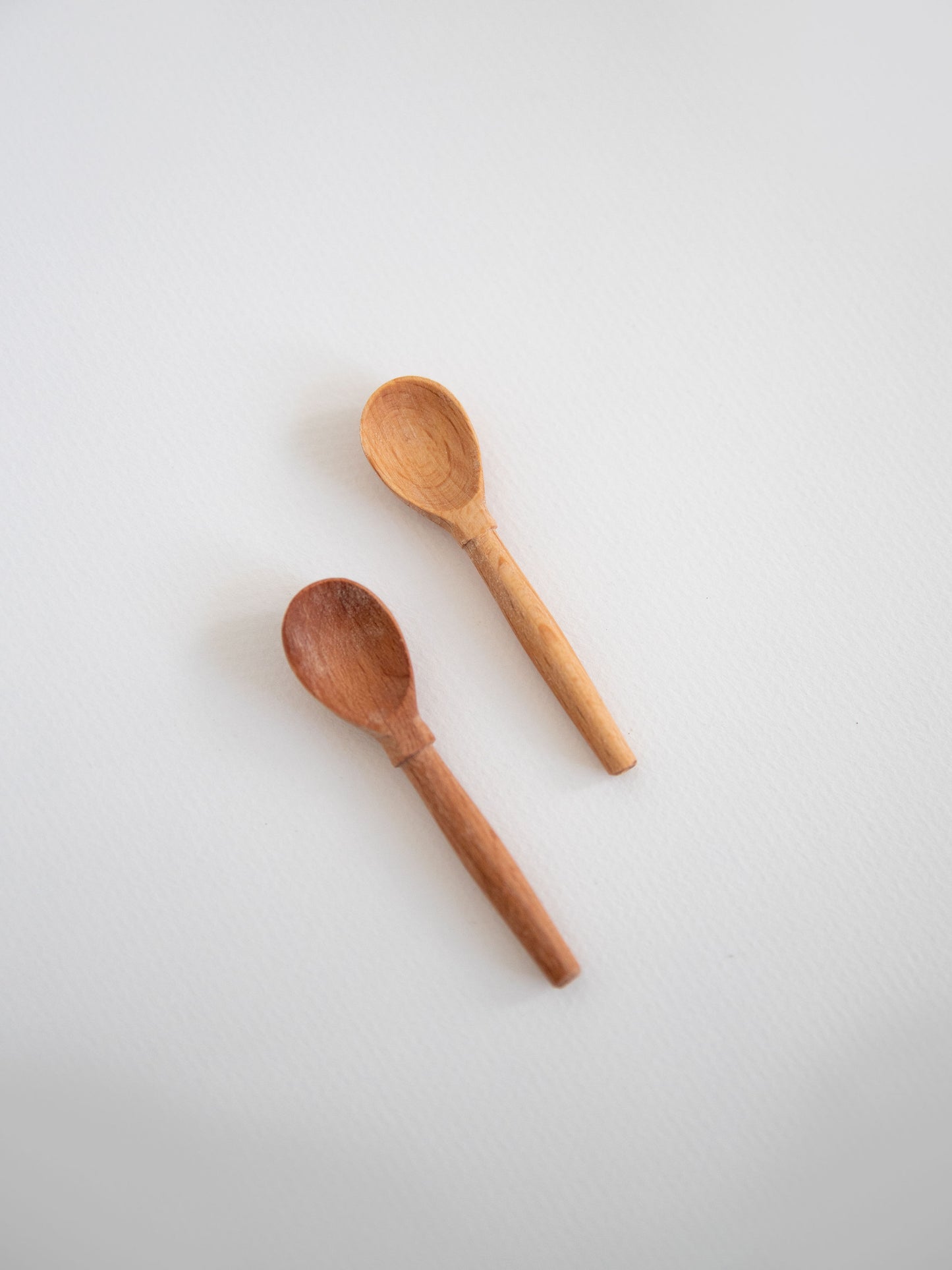 Salt Cellar Spoon / Beechwood  - Set/2