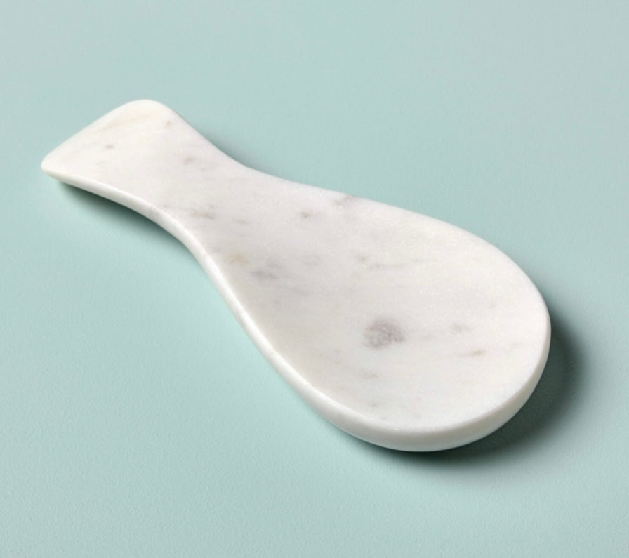 White Marble Spoon Rest