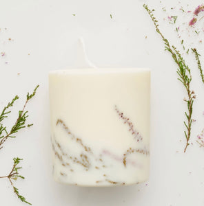 Heather Pillar Candle