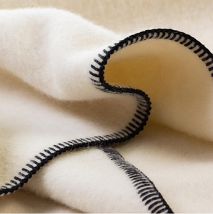 Siempre Throw Blanket Cream