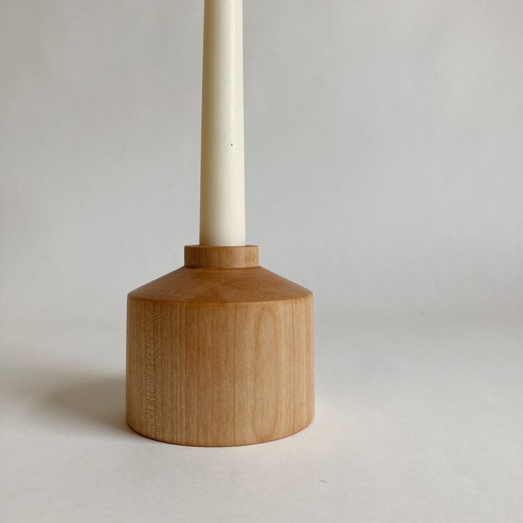 Candle Holder - Maple