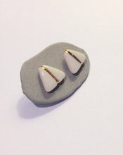 Load image into Gallery viewer, Porcelain Glider Earrings White
