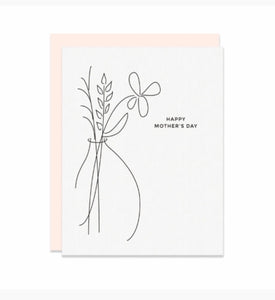 Linework Mother’s Day Card