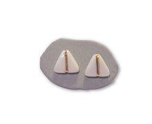 Load image into Gallery viewer, Porcelain Glider Earrings White
