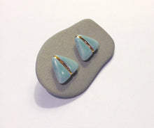 Load image into Gallery viewer, Porcelain Glider Earrings Soft Blue
