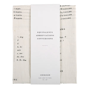 Measures Pure Linen Tea Towel